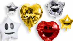 Ballons from Photoshop on White